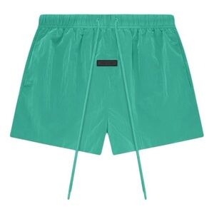 Fear of God EssentialsCrinkle Nylon Running Short 'Mint Leaf' NWOT